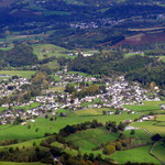 Le village d'Arette depuis Séguitte..