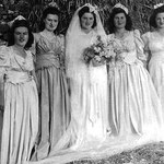 Il sogno americano: il matrimonio di zia Carina con le damigelle Elena, Annina, Gilda e Anna in stile americano (1946)
