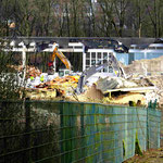 Die Sporthallen werden niedergelegt.