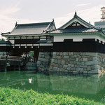 広島城　御御門、平櫓から太鼓櫓へ