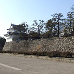 名古屋城（愛知県名古屋市中区・北区）東側から臨む南西隅櫓