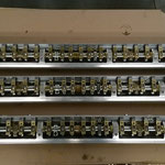 set overhauled wagons R804/6+LE/LW "reduced image" wagons from printing unit to varnishing unit.