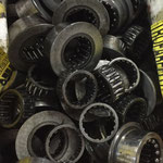 worn-out spare parts changed: header rolling bearing for guide transport