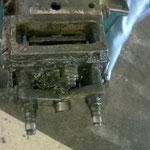 side shoulders carriages rolling bearings with eccentric hinge dismount phase