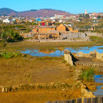 Paysage à la périphérie de la ville d'Antananarivo 