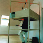 Mindbox, 1999, with performer