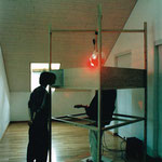 Mindbox, 1999, with performer and viewer