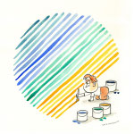 Leinwanddruck "Der Kreis"