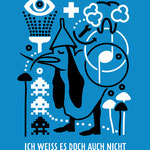 Leinwanddruck "Ich weiß es doch auch nicht"