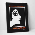Leinwanddruck "Klarer Blick"