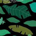 Leinwanddruck "Netter kleiner Frosch sitzt in der Ecke und denkt "Wat'n Quack"