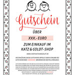 Muster "Katz & Goldt-Gutschein"