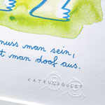 Prägung, Signatur