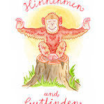 Leinwanddruck "Hinnehmen und Gutfinden"