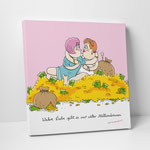 Leinwanddruck "Wahre Liebe"