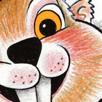 Farben: sunflower / red / blue / black