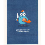 Risographie "Wurst dazu?" (A4, signiert)
