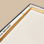 Rückseite – Leinwanddruck "Freundliches Desinteresse"