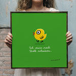 Leinwanddruck "Brote schmieren"