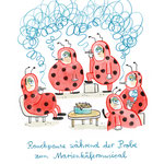 Leinwanddruck "Rauchpause"