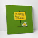 Leinwanddruck "Gedanken"