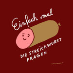 Leinwanddruck "Streichwurst"