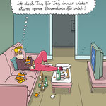 Leinwanddruck "Home Drinking"