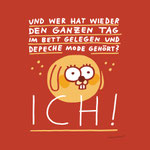 Leinwanddruck "Tag im Bett"