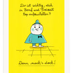Risographie "Top aufgestellt"