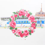 高島屋輪バラ企画　東京駅