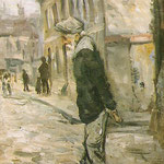 "Vieil homme" - 1915 - huile (16x27)