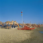 Strand in Viareggio