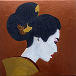 "Haiku" - Acrílico s/ tela- 30x30 cm - 2025