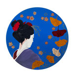 "Maiko" - Acrílico s/ tela - 50 cm - 2023