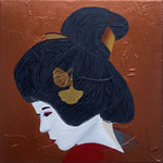 "Haiku" - Acrílico s/ tela- 30x30 cm - 2025