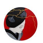 "Wabi-sabi"- Acrílico s/ tela- 20 cm - 2025