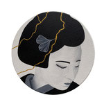 "Wabi-sabi"- Acrílico s/ tela- 20 cm - 2025
