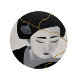 "Wabi-Sabi" - Acrilic on canvas- 20 cm - 2025