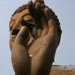 Sukhothai - Thaïlande : La main d'un Bouddha