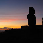 Rapa Nui (île de Pâques) - Chili : Les moaïs de Tahai