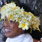 Moorea - Polynésie française : Une couronne tahitienne