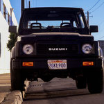 Car-Level, leveled car by inflating the tires, Oakland California 1990