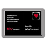 personalisierte Fußmatte mit lustigen Spruch, waschbar, 40x60 cm, UKo-Art