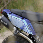 Yamaha tenere t700: beratung, design, artwork, druck von design auf folie und folierung by custom company aus einer Hand