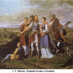 J.F. Mucke / Dolazak Hrvata