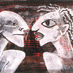 2007 What about love ? (2) Acryl auf Leinwand 60x80 cm