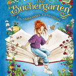 Cover-Illu von "Der Büchergarten", inkl. Gestaltung Titelschriftzug, siehe Kinderbücher