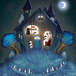 Rückseiten-Illustration des Monster-Freundebuches vom Loewe-Verlag (siehe Kinderbücher), im Buchhandel erhältlich