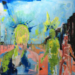 "gasoline allee" Oil on canvas, 130x155