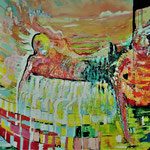 "the confession of the gondolier" Oil on canvas, 200x300